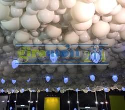 techo de globos para evento