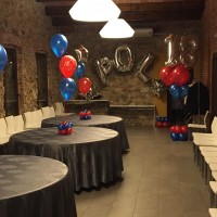 decoración con globos para fiestas