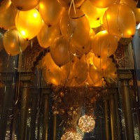 Decoracion con globos para restaurantes