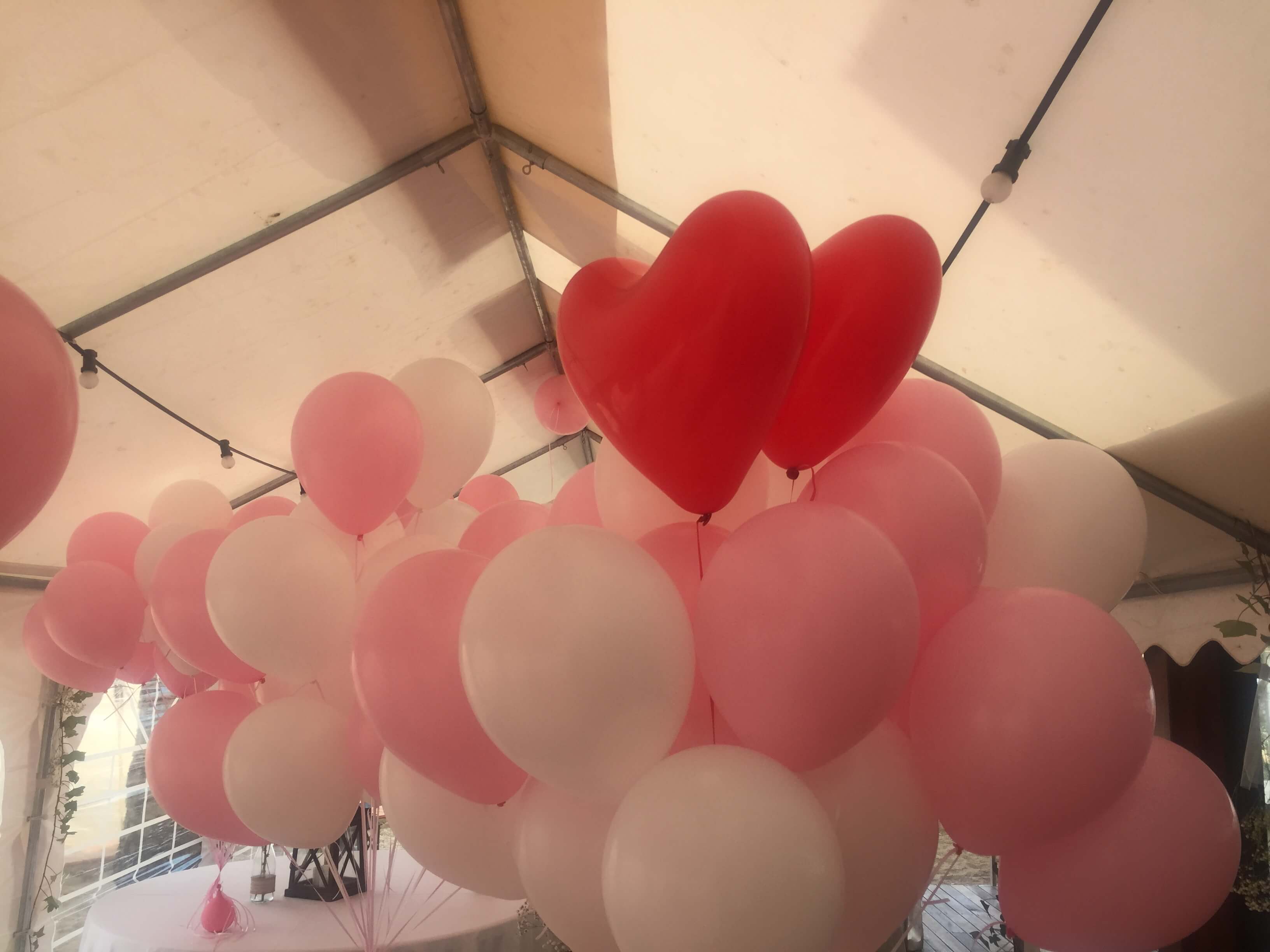 globos con helio para bodas