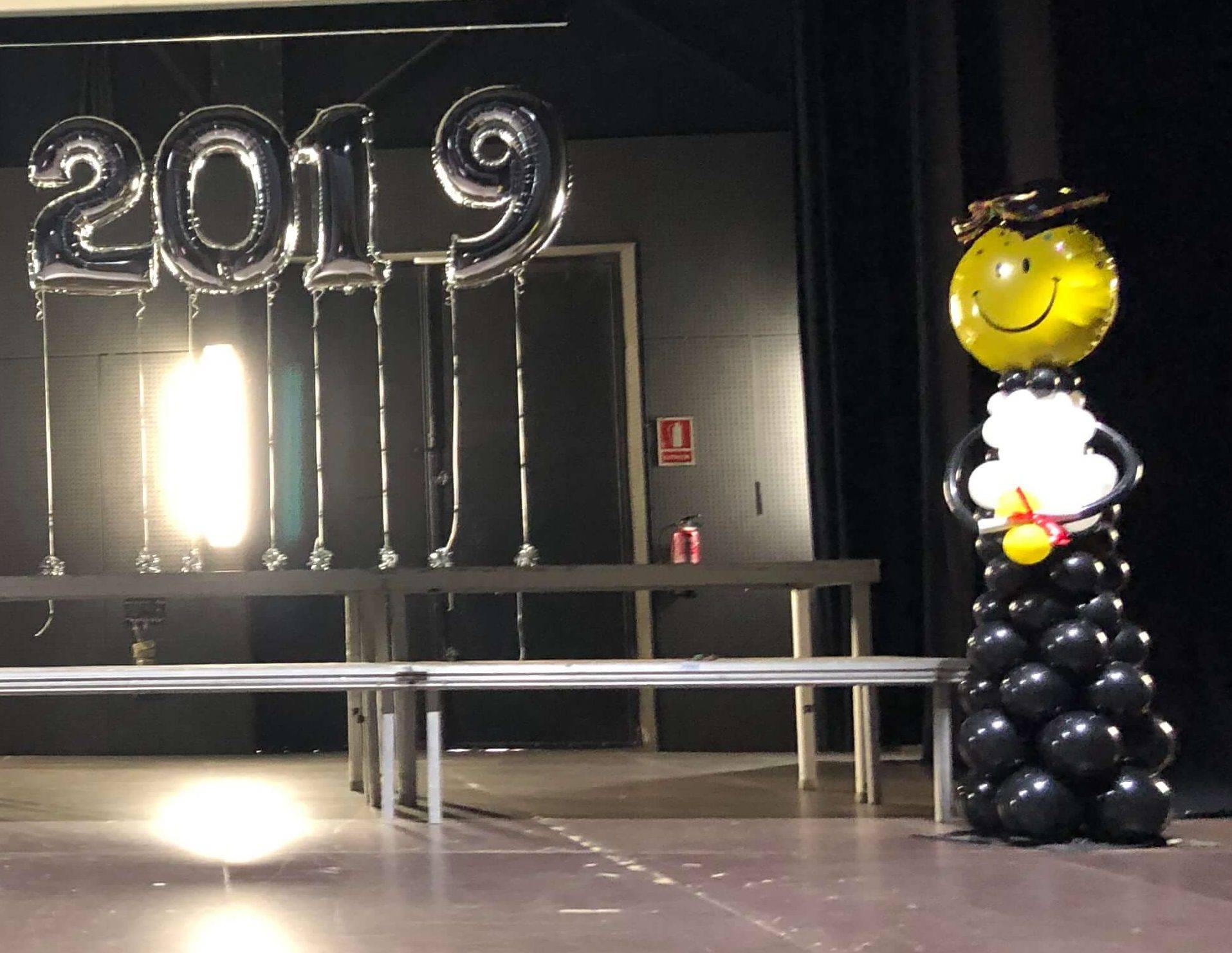Celda de poder gloria campo Decoración graduación con globos Barcelona - Giramón : Giramón