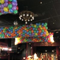 redes para caída de globos en discoteca
