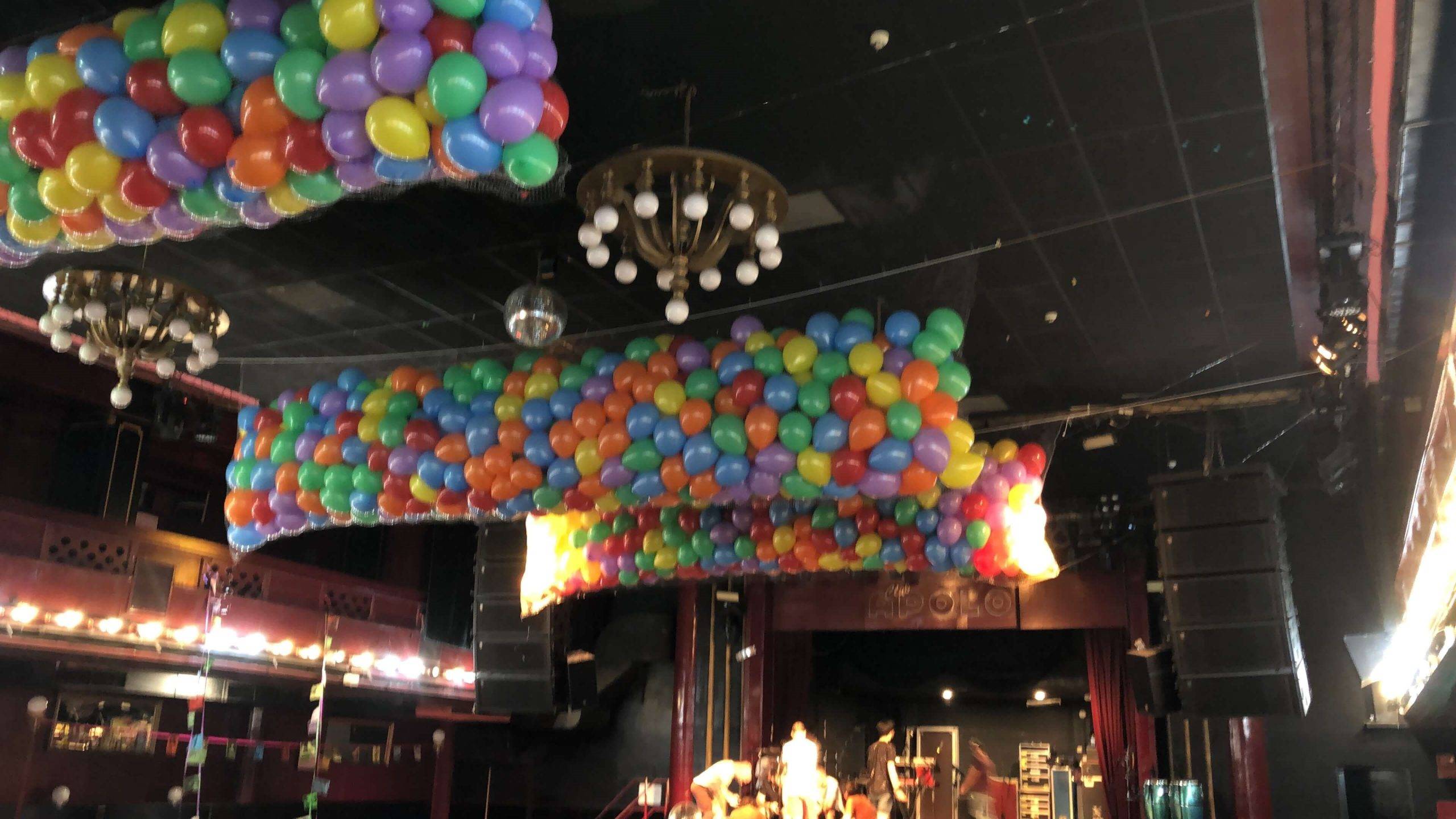 redes para caída globos en discoteca - Giramón : Giramón