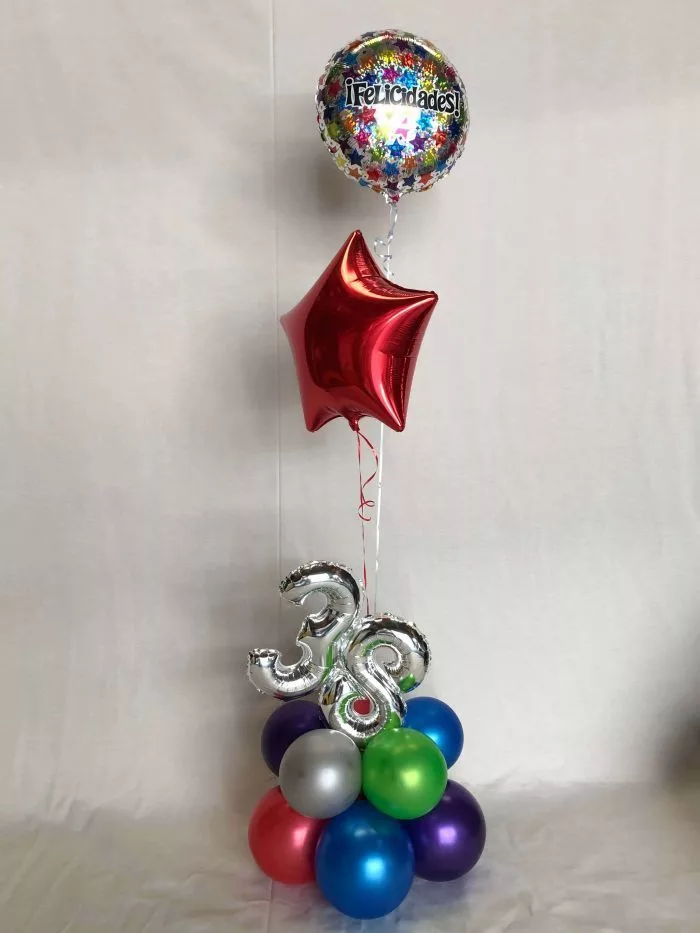 Ramo globos cumpleaños Ref 311