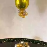 Decoración con globos elegante