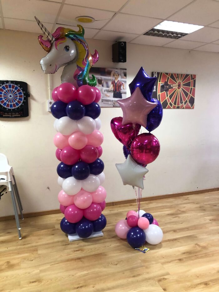 decoración infantil con globos