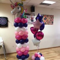 decoración infantil con globos