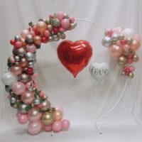 decoración globos San Valentín
