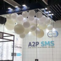decoración globos stands ferias congresos