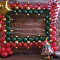Photocall navideño con globos
