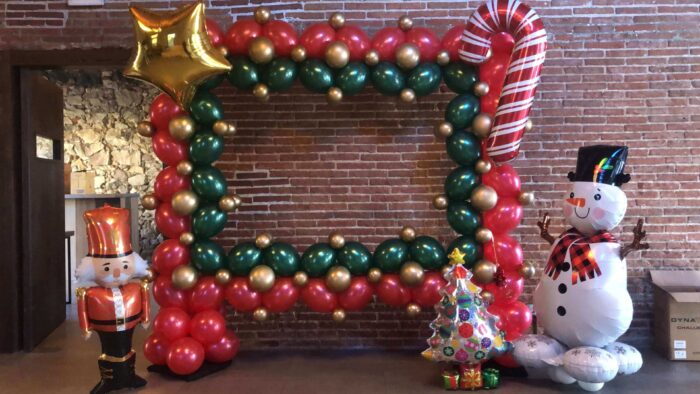 Photocall navideño con globos