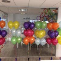 Ramos de globos de helio para oficinas